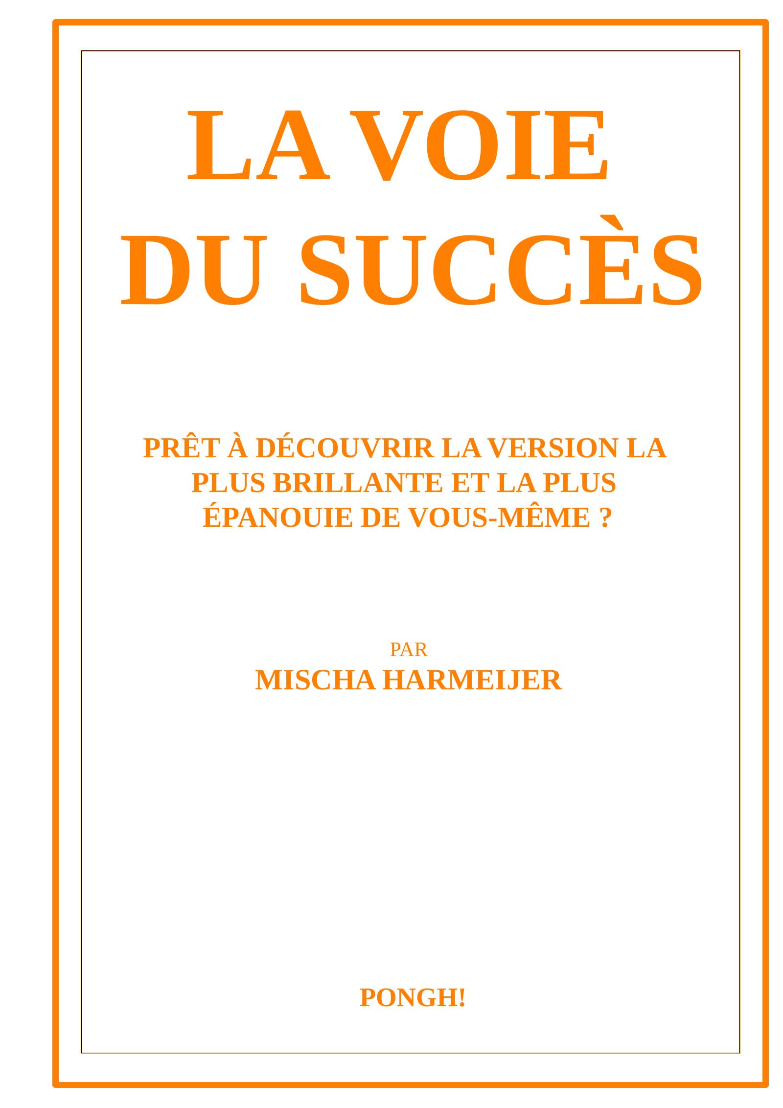 La Voie du Succès (EPUB)
